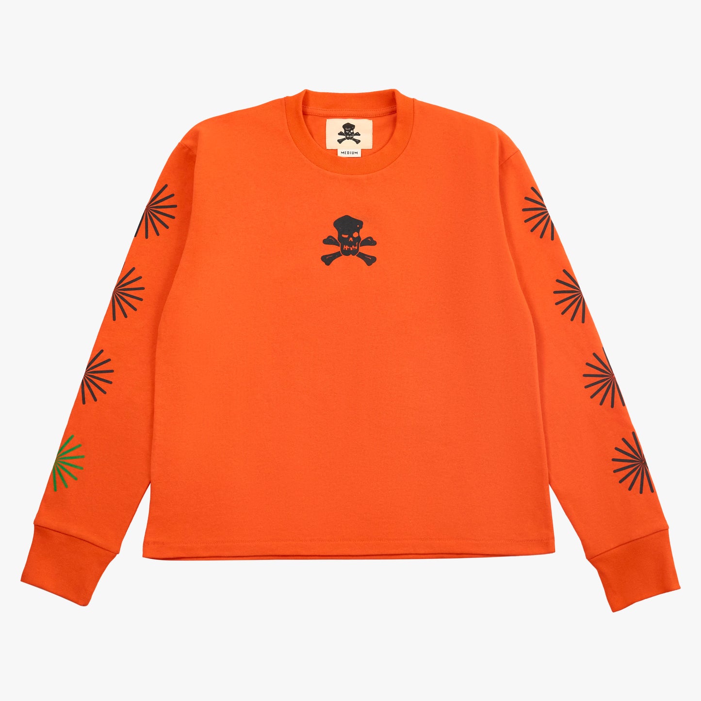 ローラー L/S Tシャツ オレンジ