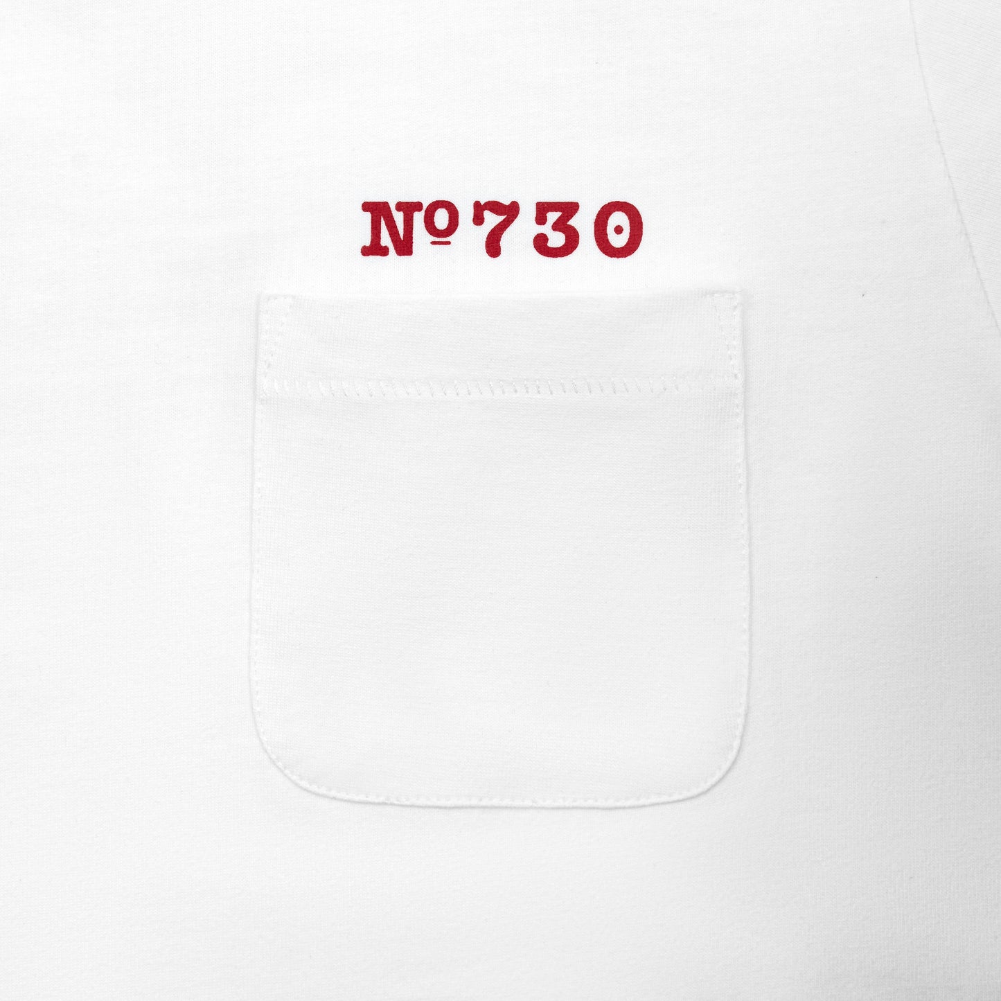 No.730 S/S POCKET T-SHIRT | WHITE