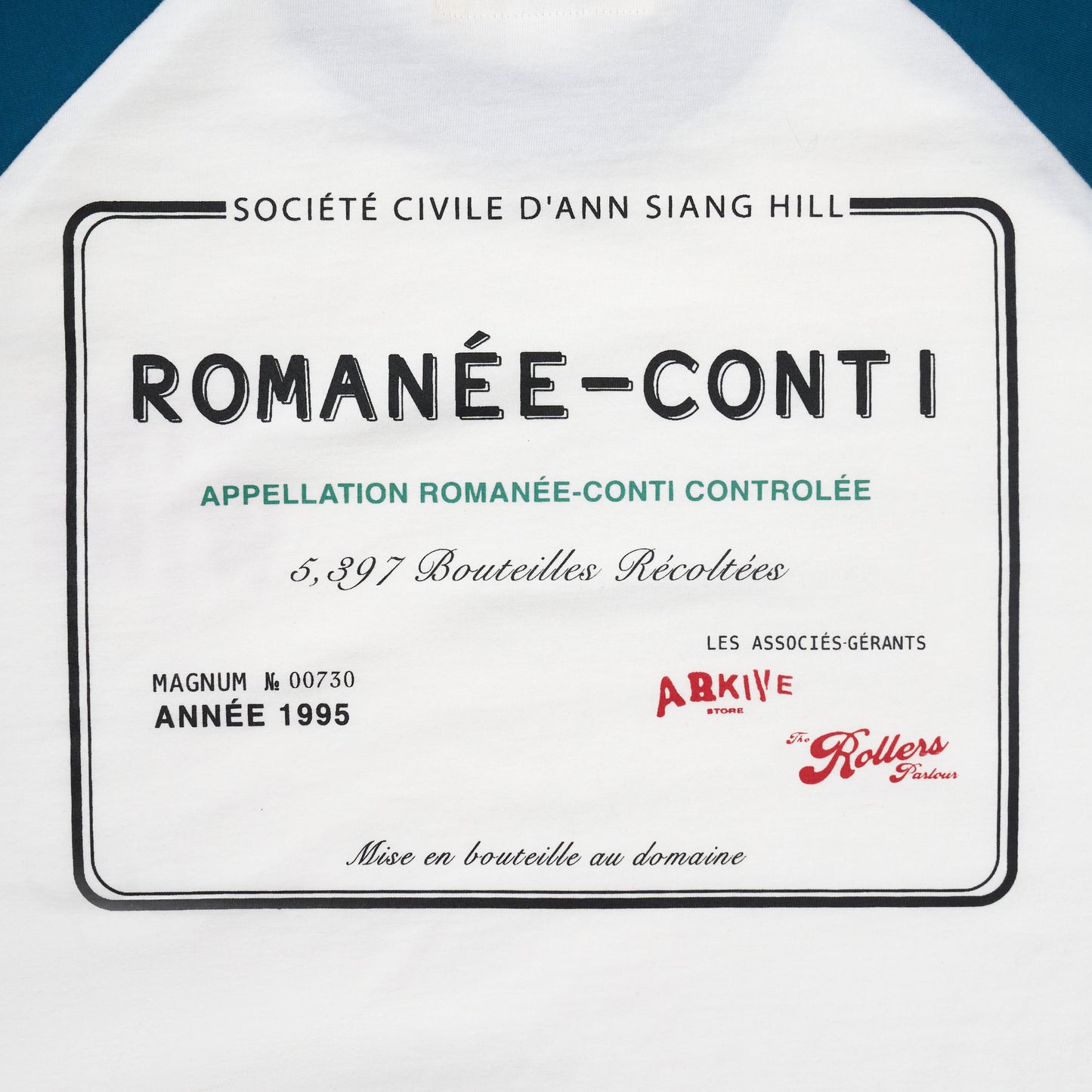 FINE WINE S/S RAGLAN T-SHIRT | BLUE