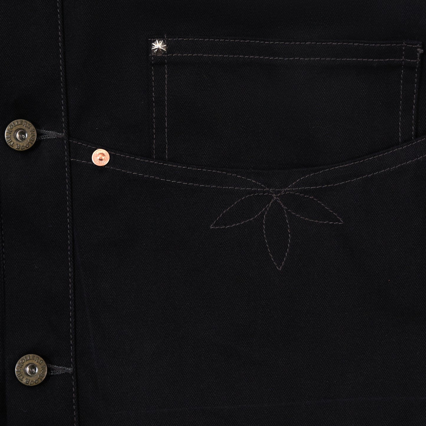 3-POCKET BLOUSE | HBT BLACK