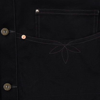 3-POCKET BLOUSE | HBT BLACK