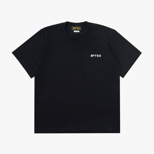 No.730 S/S POCKET T-SHIRT | BLACK